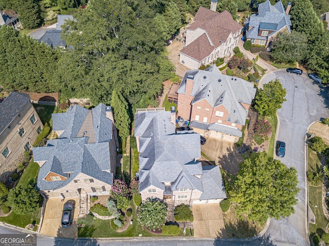 1829 Buckhead Valley Ln NE, Atlanta, GA 30324 - drone / aerial view with a residential view