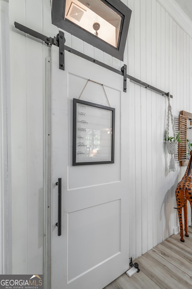 room details with wood finished floors