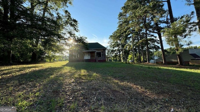 view of yard