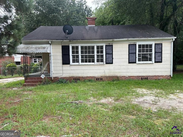 view of front of home