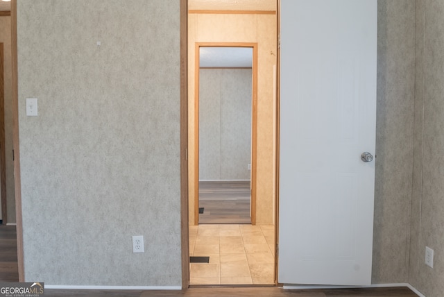 interior space with wood-type flooring