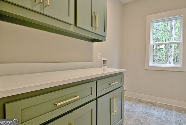 bathroom featuring tile patterned flooring and vanity