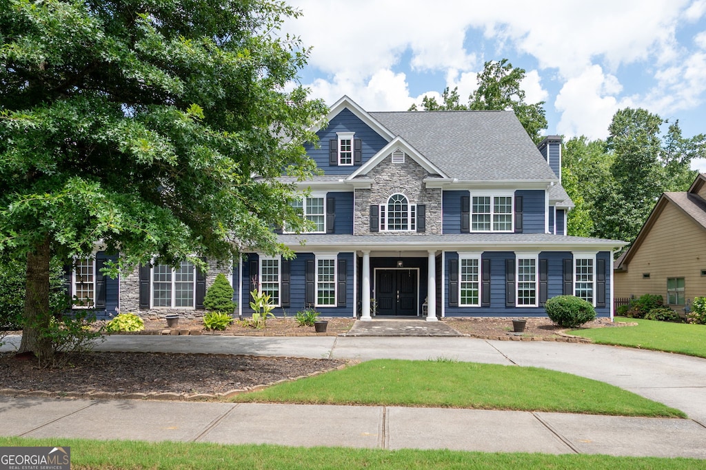 view of front of property