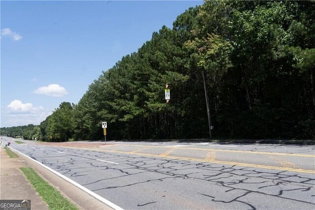 view of road