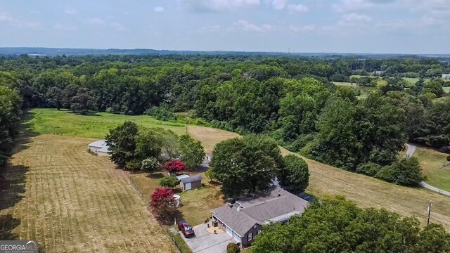 1092 Harbins Rd, Dacula, GA 30019 - aerial view featuring a rural view