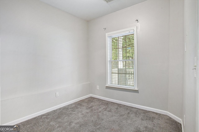 spare room with carpet flooring