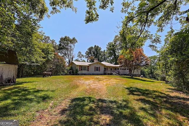 view of yard