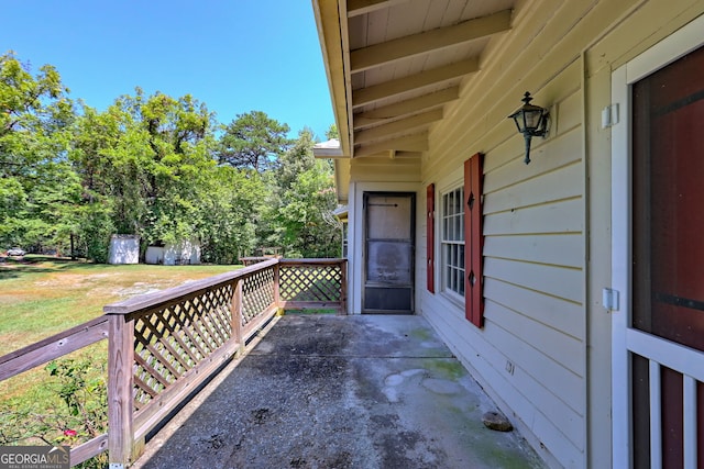 view of patio