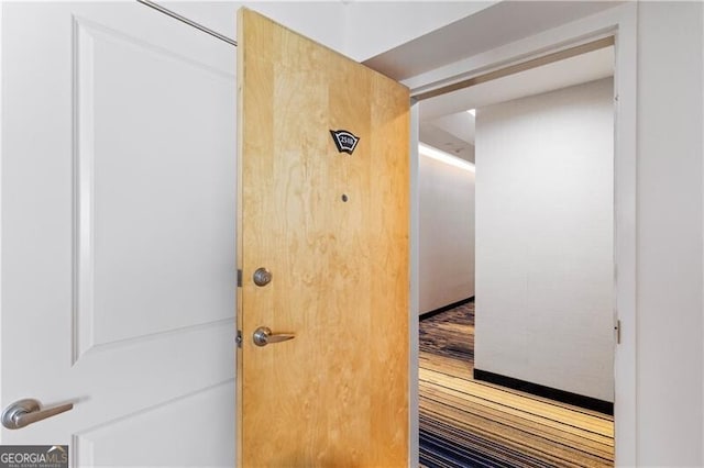 room details featuring wood-type flooring