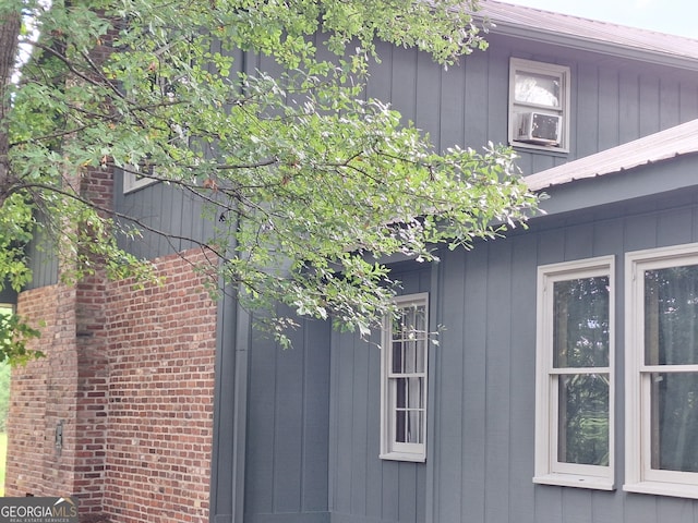 view of home's exterior featuring cooling unit