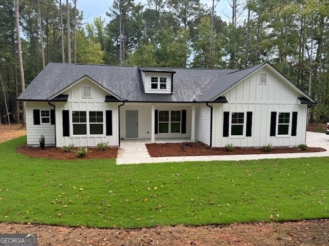 view of front of home with a patio