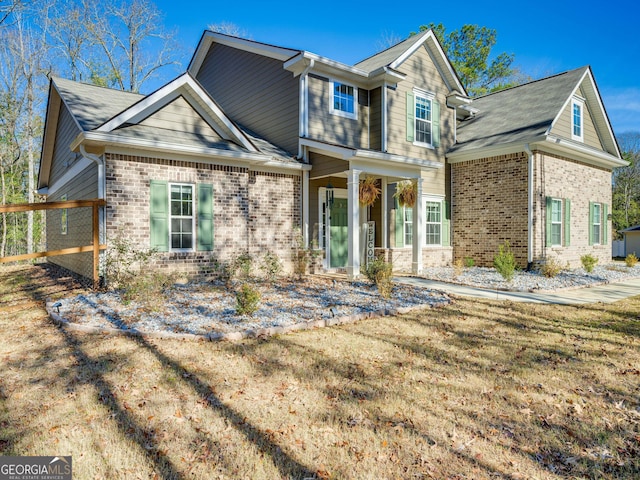 view of front of property with brick siding