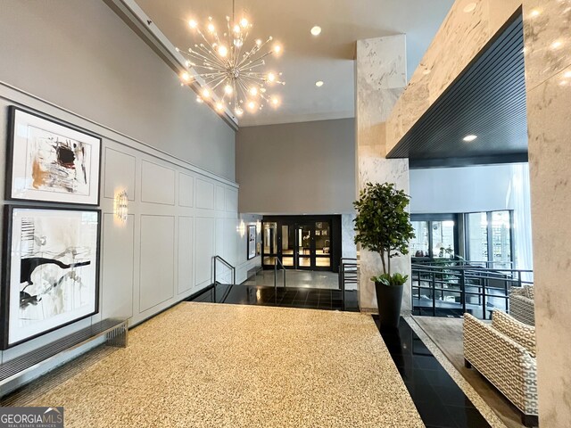 view of building lobby