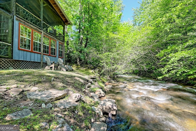605 W Wildcat Rd, Clarkesville, GA 30523 - view of yard featuring entry steps