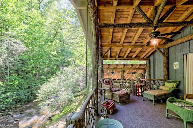 605 W Wildcat Rd, Clarkesville, GA 30523 - view of sunroom / solarium