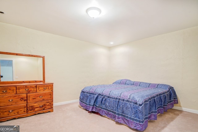 bedroom featuring carpet flooring