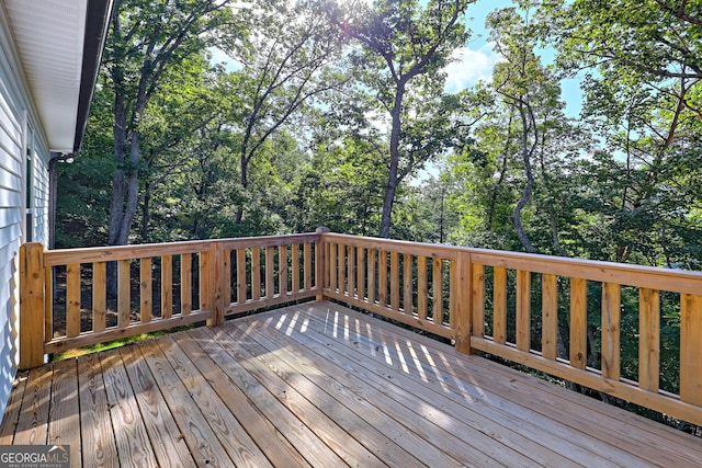 view of deck