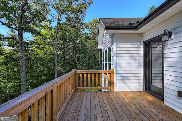 view of deck