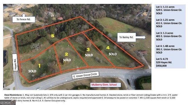 539 Hayes Rd, Auburn GA, 30011 land for sale