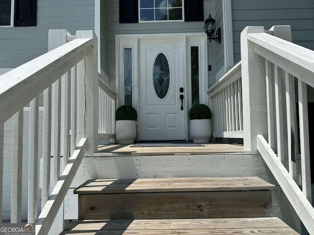 view of entrance to property