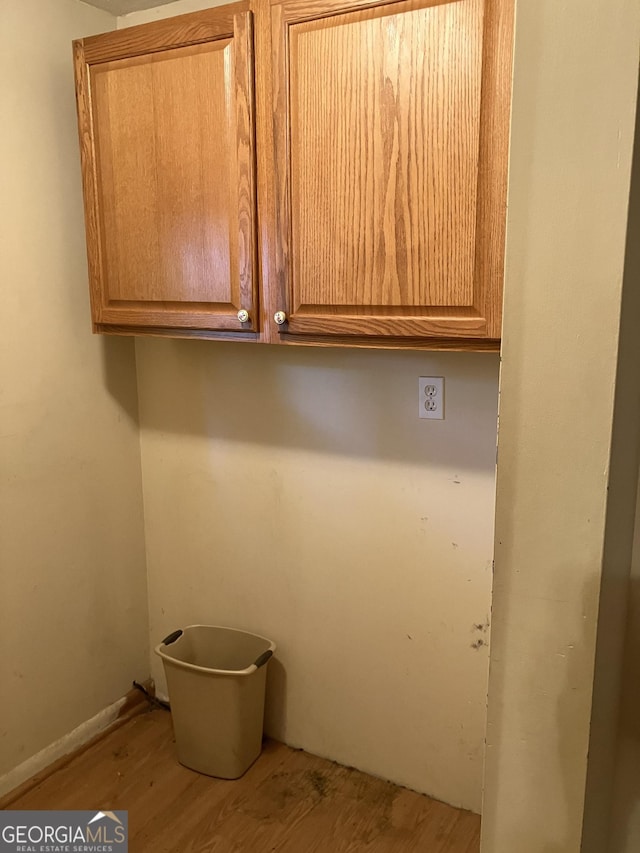 washroom featuring hardwood / wood-style flooring