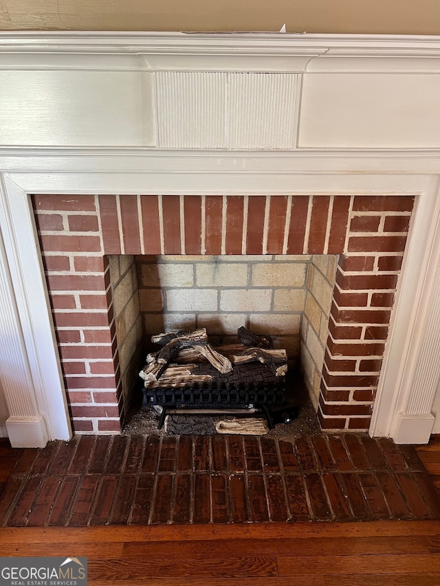 room details with wood-type flooring