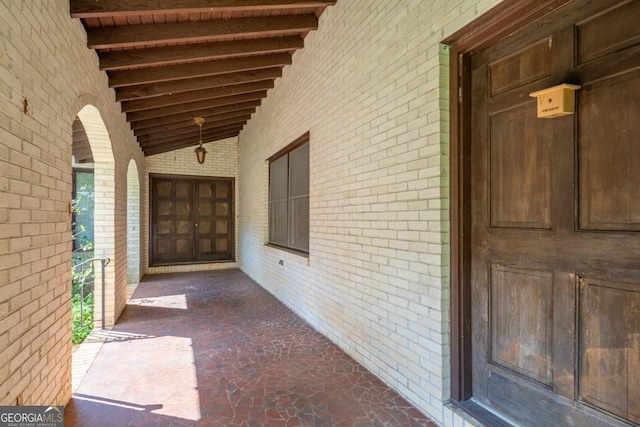 view of patio / terrace featuring covered porch