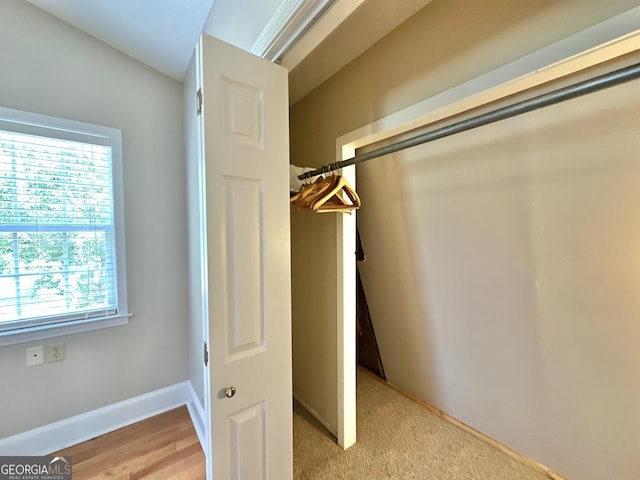 view of closet