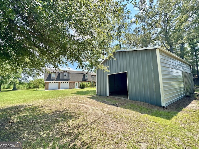 view of outdoor structure