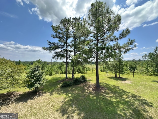 view of landscape featuring a rural view