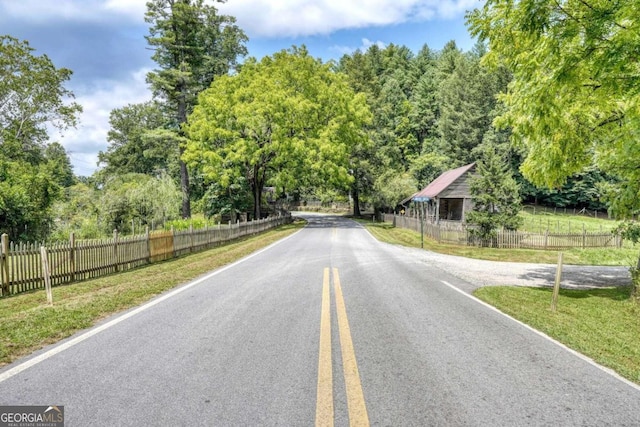 view of road