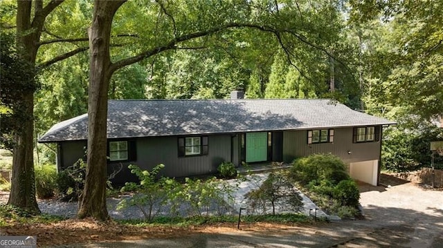 view of ranch-style house