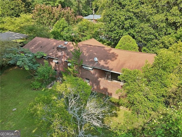 aerial view