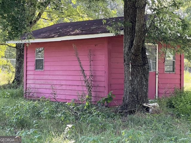 view of outbuilding