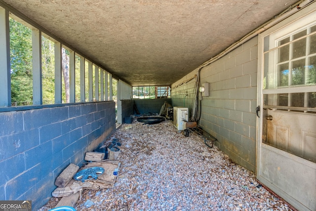 exterior space with ac unit