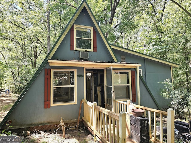 view of rear view of house