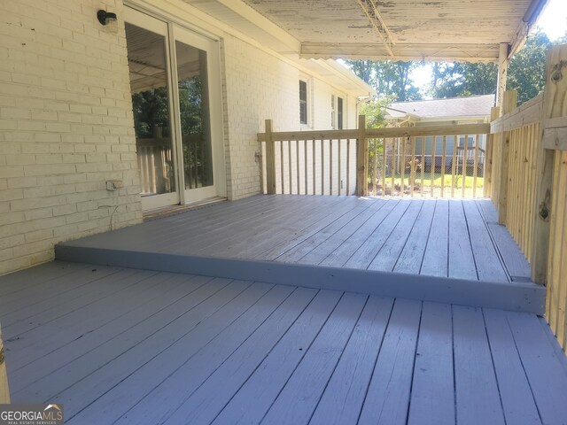 view of deck