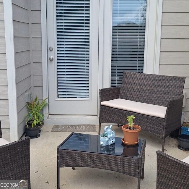 view of patio / terrace featuring outdoor lounge area