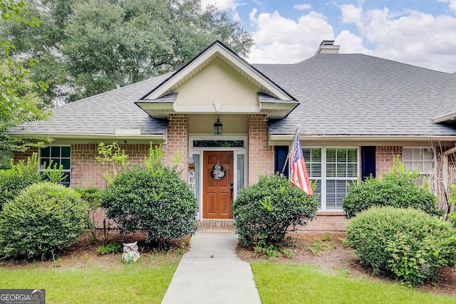 view of front of home