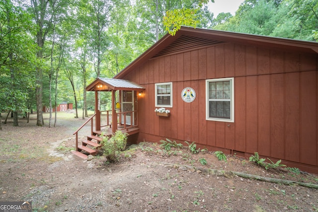 view of side of home