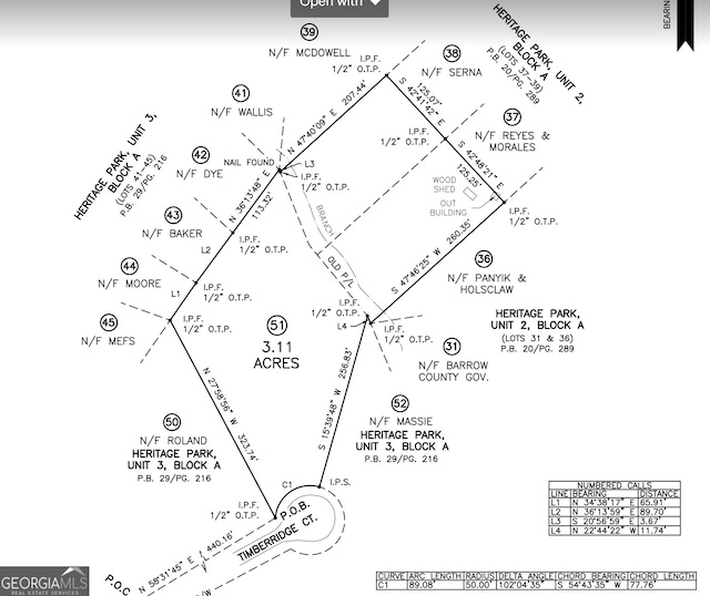 342 Timberridge Ct, Auburn GA, 30011 land for sale