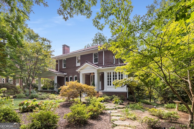 view of front of house