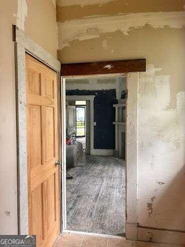 interior space featuring hardwood / wood-style flooring