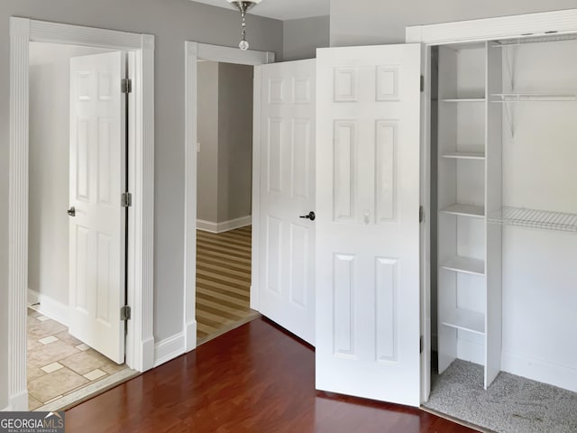 view of closet