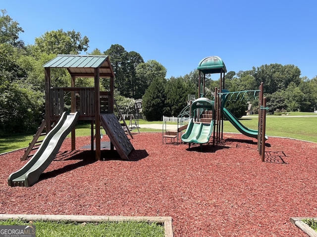 133 Oak Dr, Gray, GA 31032 - communal playground with a lawn and view of scattered trees