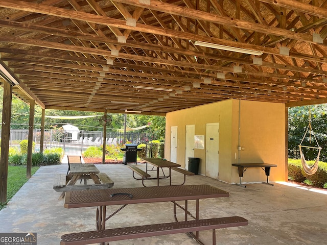 view of patio / terrace with grilling area