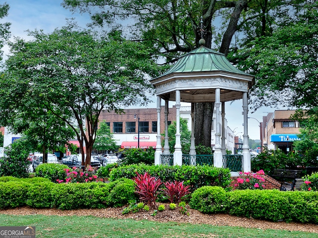 view of home's community featuring a gazebo