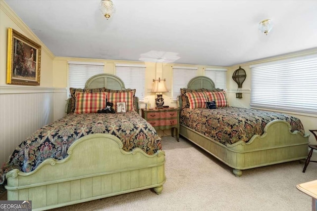 bedroom featuring carpet floors