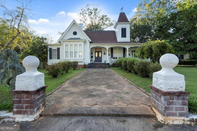 victorian house with a porch