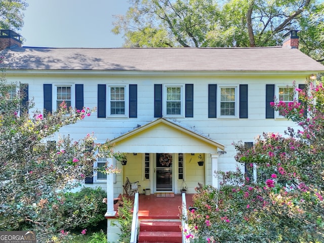 view of front of home